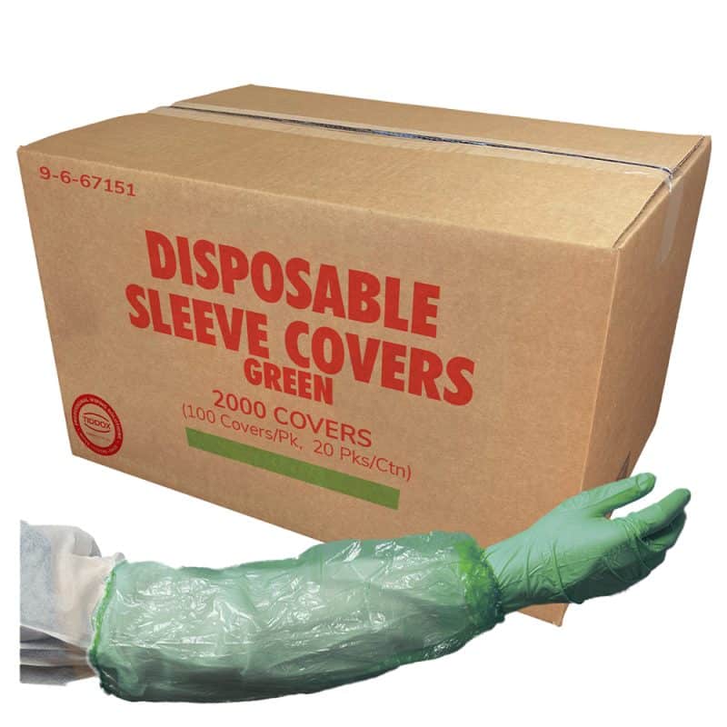 Green Disposable Sleeve Protectors