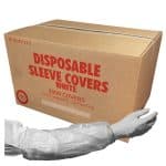 White Disposable Sleeve Protectors