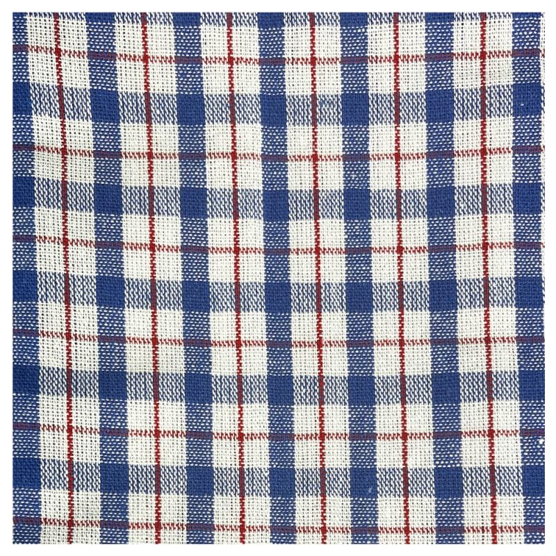 A classic blue and white checkered cloth
