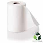 White Virgin Hand Towel Roll on a white surface.