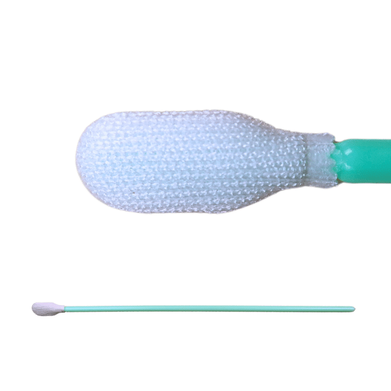 TIDDOX long handle polyester swabs ion a white background